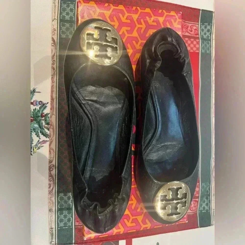 Tory Burch classic Reva ballet flats size 6 - Picture 4 of 8